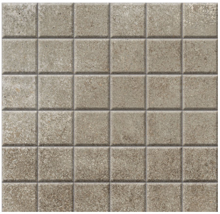 Iris - 2"x2" Brooklyn Cemento Toupe Honed Mosaic Tile