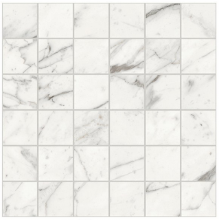 Atlas Concorde - 2"x2" Trilogy Calacatta Porcelain Mosaic Tile (11-3/4"x11-3/4" Sheet)