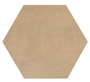 Marazzi - 8"x8" Moroccan Concrete Ochre Porcelain Hexagon Tile MC55