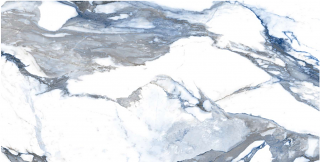 Happy Floors - 12"x24" Crash BLUE Natural Porcelain Tile (Matte Finish - Rectified Edges)