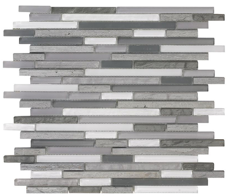 Project Deco SoBe Dusks Sticks Mosaic Tile (11.8"x11.8" Sheet)