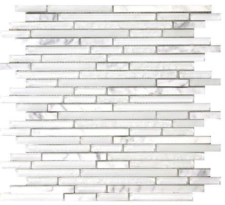 Project Deco SoBe Ice Sticks Mosaic Tile (11.8"x11.8" Sheet)