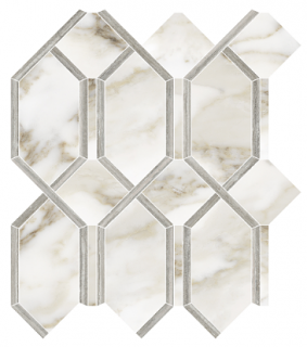 Anatolia - La Marca Calacatta Poanazzo Polished Modella Mosaic Tile