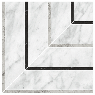 Anatolia - La Marca Carrara Gioia Honed Picco Mosaic Tile