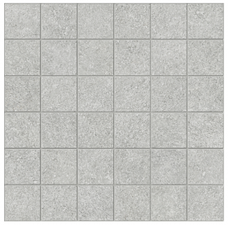 Anatolia - Mjork 2"x2" Ash Porcelain Mosaic Tile (Matte Finish)