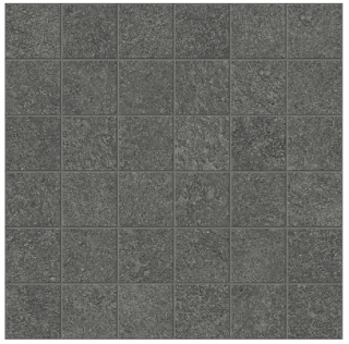 Anatolia - Mjork 2"x2" Carbon Porcelain Mosaic Tile (Matte Finish)