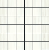 Gazzini - 2"x2" MET White Porcelain Mosaic Tile (12"x12" Sheet)