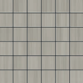 Gazzini - 2"x2" MET Grey Porcelain Mosaic Tile (12"x12" Sheet)