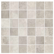 Gazzini - 2"x2" Opus Stone Grigio Porcelain Mosaic Tile (12"x12" Sheet)