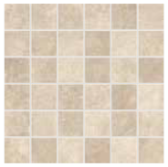 Gazzini - 2"x2" Opus Stone Beige Porcelain Mosaic Tile (12"x12" Sheet)