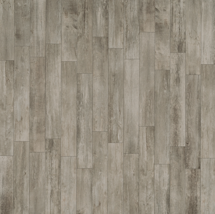 Unicom Starker - 8"x48" Cabane Shell Porcelain Tile (Rectified Edges)