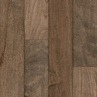 Hartco - American Scrape 3/8"x6-1/2" Great Outdoors Hickory Engineered Hardwood Flooring w/ Densitek