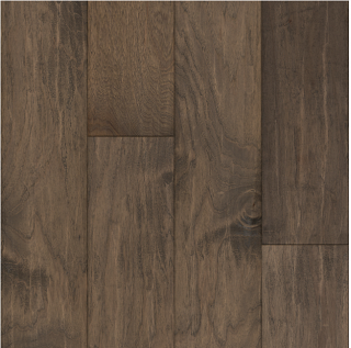 Hartco - American Scrape 3/8"x6-1/2" Mountain Majestry Hickory Engineered Hardwood Flooring w/ Densitek