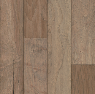 Hartco - American Scrape 3/8"x6-1/2" Prairie Farm Hickory Engineered Hardwood Flooring w/ Densitek