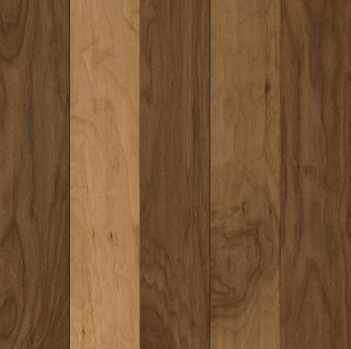 Hartco - American Scrape 1/2"x5-3/4" Natural Walnut Engineered Hardwood Flooring w/ Densitek
