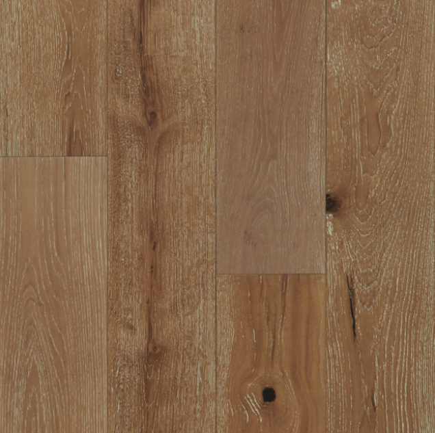 Hartco - TimberBrushed Gold  1/2" thick x 7-1/2" wide Warm Cognac White Oak Engineered Hardwood Flooring