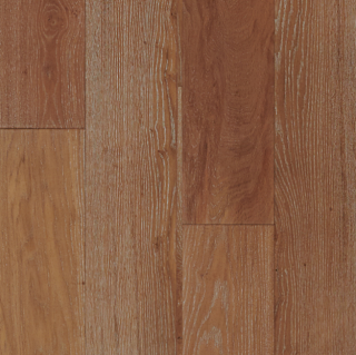 Hartco - TimberBrushed Gold  1/2" thick x 7-1/2" wide Charcoal Heather White Oak Engineered Hardwood Flooring