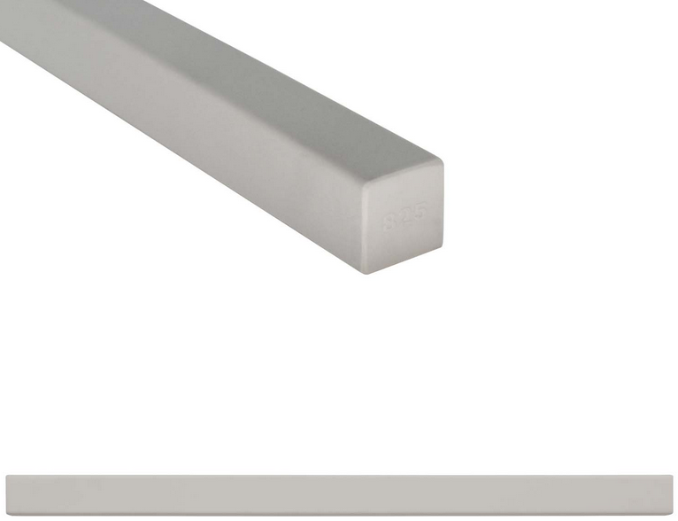 Questech - 1/2"x12" Linear Gray Polished Cast Stone Pencil Liner