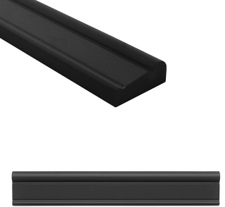 Questech - 2"x12" Graphite Linear Chair Rail