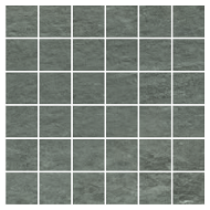 Gazzini - 2"x2" Move Mud Porcelain Mosaic Tile (12"x12" Sheet)