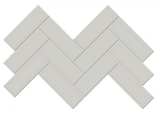 Anatolia - 2"x6" Soho Halo Grey Matte Herringbone Ceramic Mosaic Tile