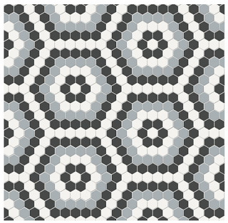 Anatolia - Soho Dawn Blend Hexagon Pattern Glazed Porcelain Mosaic Tile (Matte Finish)