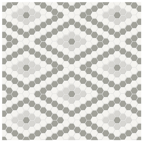 Anatolia - Soho Evening Blend Diamond Pattern Glazed Porcelain Mosaic Tile (Matte Finish)