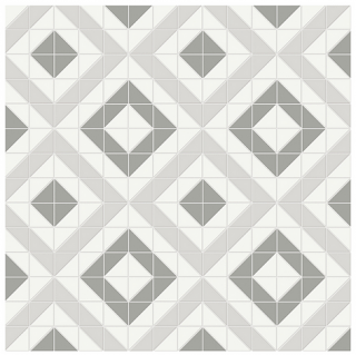 Anatolia - Soho Evening Blend Cubic Pattern Glazed Porcelain Mosaic Tile (Matte Finish)