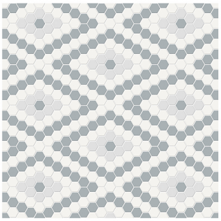 Anatolia - Soho Afternoon Blend Diamond Pattern Glazed Porcelain Mosaic Tile (Matte Finish)