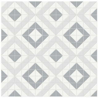 Anatolia - Soho Afternoon Blend Cubic Pattern Glazed Porcelain Mosaic Tile (Matte Finish)