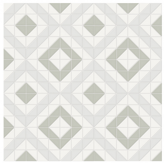 Anatolia - Soho Morning Blend Cubic Pattern Glazed Porcelain Mosaic Tile (Matte Finish)