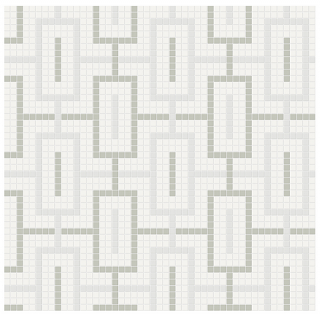 Anatolia - Soho Morning Blend Chain Pattern Glazed Porcelain Mosaic Tile (Matte Finish)