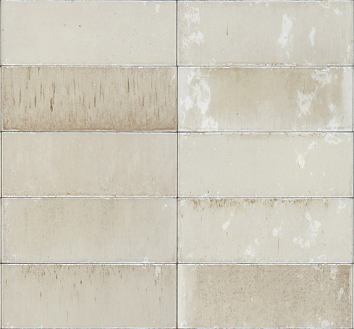 Ragno - 3"x8" Gleeze Beige Glossy Porcelain Wall Tile