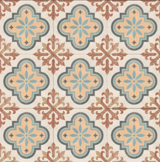 Gazzini - 8"x8" Stage Shabby Chic 1 Porcelain Tile