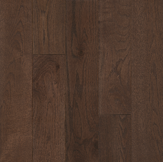 Hartco - Paragon 3/4" x 5" Countryside Brown Solid Oak Hardwood Flooring (High Gloss - Smooth Surface)