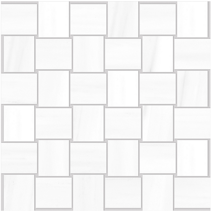 Vallelunga - Dolomiti Intreccio Porcelain Mosaic Tile (Polished Finish - 11.8"x11.8" Sheet)