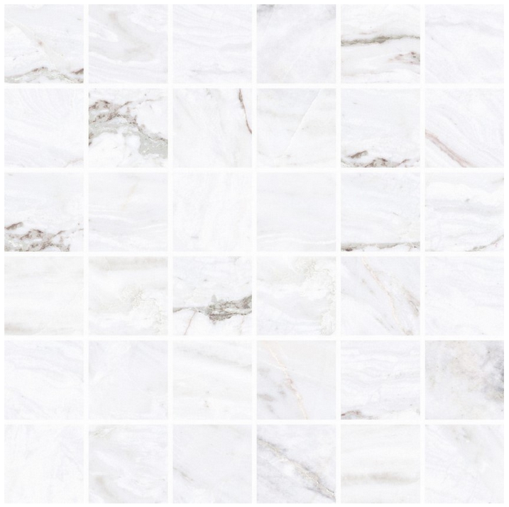 Vallelunga - 2"x2" Nova Porcelain Mosaic Tile (Satin Finish - 11.8"x11.8" Sheet)