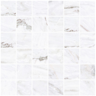 Vallelunga - 2"x2" Nova Porcelain Mosaic Tile (Satin Finish - 11.8"x11.8" Sheet)