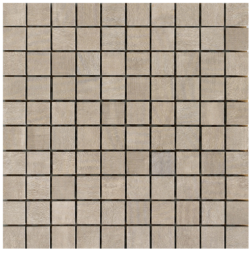 Unicom Starker - 1"x1" Icon Taupe Back Porcelain Mosaic Tile (12"x12" Sheet)