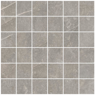 Cerdomus - 2"x2" Mexicana Grey Porcelain Mosaic Tile (12"x12" Sheet)