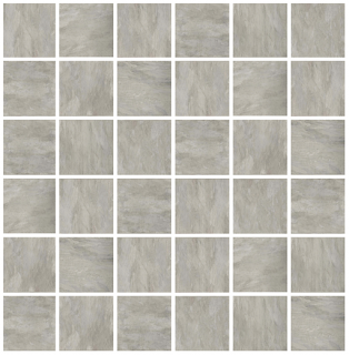 Rex - 2"x2" Ardoise Gris Porcelain Mosaic Tile (Matte Finish - 11.8"x11.8" Sheet)