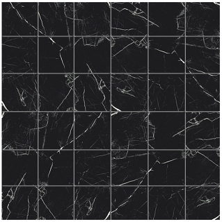 Fioranese - 2"x2" Marmorea Port Laurent Porcelain Mosaic Tile (Matte Finish - 12"x12" Sheet)