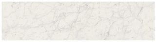 Fioranese - 3"x12" Marmorea Bianco Gioia Porcelain Tile (Polished Finish - Rectified Edges)