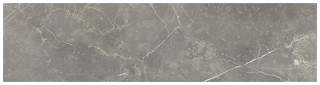 Fioranese - 3"x12" Marmorea GRIGIO IMPERIALE Porcelain Tile (Polished Finish - Rectified Edges)