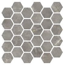 Fioranese - Marmorea GRIGIO IMPERIALE Esagona Porcelain Mosaic Tile (Polished Finish - 12"x12" Sheet)