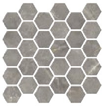 Fioranese - Marmorea Grigio Imperiale Esagona Porcelain Mosaic Tile (Polished Finish - 12"x12" Sheet)