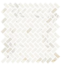 Fioranese - Marmorea BIANCO CALACATTA Lisca Porcelain Mosaic Tile (Polished Finish - 12"x12" Sheet)