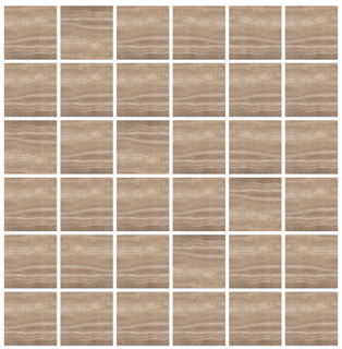 Coem - 2"x2" Reverso Noce Porcelain Mosaic Tile (Matte Finish)