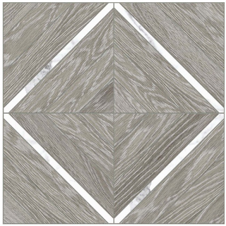 Anatolia - Aspen Marquetry Beachcomber w/ Statuario Matte Mosaic Tile