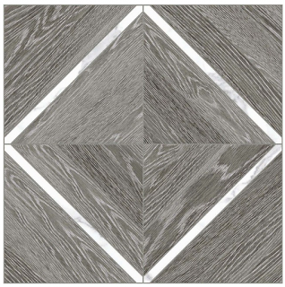 Anatolia - Aspen Marquetry Grey Ridge w/ Statuario Matte Mosaic Tile